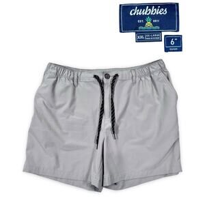 Chubbies Everywear 6” Performance Shorts Men’s XXL Gray Athletic Stretch Casual